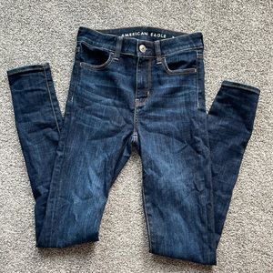 High rise American eagle skinny jeans